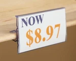 Sign Holders-covered Face For Wood FIXTURES-SHELVES-10 Pieces-retail Stores-new!. Fixed Price $15.90.