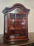 Bombay Company Display Cabinet Wall Or Tabletop Curio -adjustable Glass Shelves. Fixed Price $181.81.