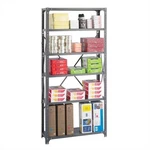Safco 36 X 12 Commercial Shelf Kit Dark Grey Finish. Fixed Price $207.99.