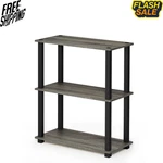 Furinno Turn 3 Tier Compact Shelf Rack With Square Tubes. Fixed Price $23.99.