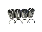 Nexel Ama Aluminum Shelf Clips With Retaining Ring Set Of 4 New Sealed Bag. Fixed Price $10.19.