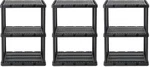 Pack Light Duty Storage Shelves, Knect-a-shelf 3-SHELF Ventilated Shelving Rac. Fixed Price $160.99.