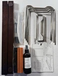 Vinyl Record Storage Display Stand, Holds 80 Lps With Cleaning Set. Fixed Price $35.99.