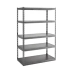 5 Tier Steel Garage Storage Shelving Unit With Ez Connect 48X72X24 Inch Granite. Fixed Price $308.99.