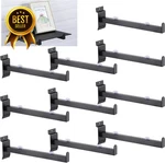 24 Pack 12IN Slatwall Shelf Brackets Heavy Duty Display Hooks Black. Fixed Price $70.61.