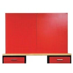 Hallowell FKWPB22ME Pegboard, Round, 44-1/4 In. H, W, Red. Fixed Price $168.99.