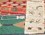 Vtg Acme Combination Tool Glass Cutter Knife Scissor Mower Blade Sharpener Box. Fixed Price $14.97.