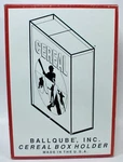 Ballqube Cereal Box Holder Display Case Wheaties & Other Crystal Clear. Fixed Price $64.95.
