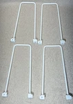 (4) Elfa Shelf Divider 7 3/4" X 3". Fixed Price $34.95.