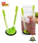 1 Pc Adjustable Hands-free Baggy Rack Stand Food Prep & Storage Holder. Fixed Price $9.99.