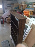 Reclaimed,solid Oak Custom Book Shelf - Display. Fixed Price $600.00.