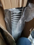 Gondola Shelf Wire Fence 3" 48" - Lozier Madix Chrome Finish 20 Pieces. Fixed Price $199.00.