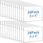 24 Pack Acrylic Wall Mounted Sign Holder Vertical Plastic Clear Frames No Dri.... Fixed Price $43.34.