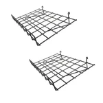 Pc Gloss Black 24'' X 15'' Wire Shelf W/ Lip Shelves Gridwall Display. Fixed Price $58.99.