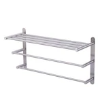 24 3-TIER Wall Mounted Towel Rack With Mounting Hardware Stainless Steel. Fixed Price $48.68.