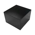 Black 18'' 12'' Cube Pedestal Display Knockdown Base Retail Fixture. Fixed Price $159.99.