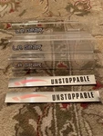 Vintage Gear Slat Wall Shelves Lot 3 Total Silver/clear With Inserts. Fixed Price $30.00.