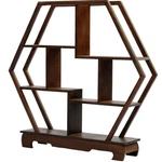 Nwfashion Chinese Wooden Rosewood Display Stand Decoration Curio Cabinets Shelf. Fixed Price $47.82.
