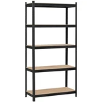 5-TIER Heavy Duty Metal Shelving Unit Garage Shelves Utility Rack Adjustable. Fixed Price $40.00.