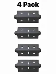 Edsal Muscle Rack Steel Post Coupler Coupling 4 X 1.375"W 1.375"D Black Pack. Fixed Price $27.94.