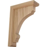 Ekena Millwork BKTW02X07X10TMRO Large Thompson Wood Brackets 1/2W 7D. Fixed Price $72.68.