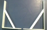 Knape & Vogt 208-WH-300 Heavy Duty "l" Bracket, 12'', White Lot Of Free Ship. Fixed Price $18.99.