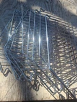 13 Heavy Duty Chrome Shelving Gate Gondola Display Shelves Guard Rail Divider. Fixed Price $145.00.