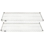 Hubert Soft Silver Wire Shelf Pack - 48" X 18" D 1". Fixed Price $55.99.