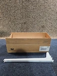 (qty 10) Knape & Vogt 185 -16" White Double Slotted Wall Shelving Bracket. Fixed Price $108.42.