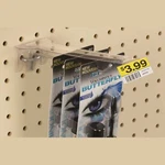 Ffr Merchandising Hook Hiker Holder, Adhesive Label, 6-7 50/PACK. Fixed Price $29.70.