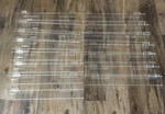 1/2 X 24 Inch Slatwall Slanted Shelves - Group Of 15 Pieces. Fixed Price $250.00.