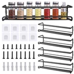 Wall Mounted Spice Rack Organizer Steel Seasoning With Simple Style Storage. Fixed Price $20.98.