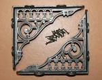 1-SHELF Brackets,old World Charm Corbels,gothic Style,open SHELVING,GIFTS,B-89A. Fixed Price $29.10.