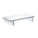Azar Displays Clear Acrylic 22"W 10"D 3"H 1/2" Thick Deluxe Riser W/.... Fixed Price $53.30.