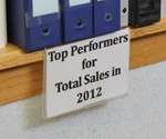 DISPLAYS2GO Clear Acrylic Shelf Frame 4 X 6" Signs, 10 Sets. Fixed Price $9.95.