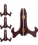 Banberry Designs Mahogany Red Wooden Easels, Folding Display Stand - 4 Pack New. Fixed Price $24.00.