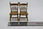 Vintage American Classics 1:12 Scale Wooden Spindle Back Chairs Item No 3774. Fixed Price $13.00.