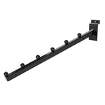 Set Of 12 Slatwall Waterfall Faceouts Black 6 Ball Cascading 1" Square Tube. Fixed Price $55.95.