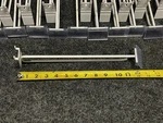 Case Of 20 1/4" White 12 Slatwall/pegboard Bracket Hooks W/scanner Tag Holder. Fixed Price $22.00.