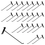 40 Pcs 12 Inch Gridwall Hooks Panel Hanging Display Retail Black. Fixed Price $57.75.
