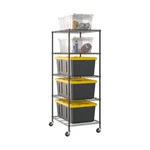 Seville Classics 5-TIER Tote Bin Shelving Rack, 33 In. W X 25 D 75. Fixed Price $109.99.