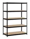 UR245P-BLK 5-SHELF Unit, 48" Width X 72" Height 24" Depth. Fixed Price $212.42.