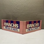 Vintage Brachs Candy Metal Corner Sign Only Display Pick-a-mix 36 3/4 X8 Lot #2. Fixed Price $249.99.