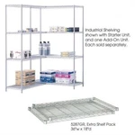 Safco 36"X18" Industrial Extra Shelf Pack Gray. Fixed Price $138.50.
