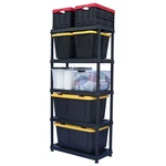 Greenmade 5-TIER Utility Rack Shelving Unit, 150 Lbs Per Shelf, Garage, Laundry. Fixed Price $61.14.