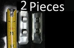Tennsco Q Line Shelf Clip - 2 Pcs. Used Condition Very Nice. Fixed Price $10.45.