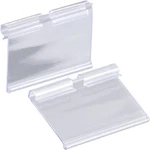 50 Pack Plastic Label Holders Clear Wire Shelf Retail Price Card. Fixed Price $17.75.