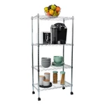 Mind Reader Storage Shelves Garage Wheels MET4TWHEEL-SILVER. Fixed Price $71.41.