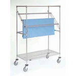 Nexel Chrome High Profile Sterile Wrap Rack 60"L 24"W 68"H. Fixed Price $340.09.