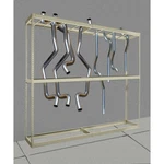 Rivetwell, Tailpipe Storage Shelving 729 Tan 3 Levels Individual Unit. Fixed Price $402.75.